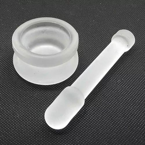 Dental Glass Mortar And Pestle Set Orignal