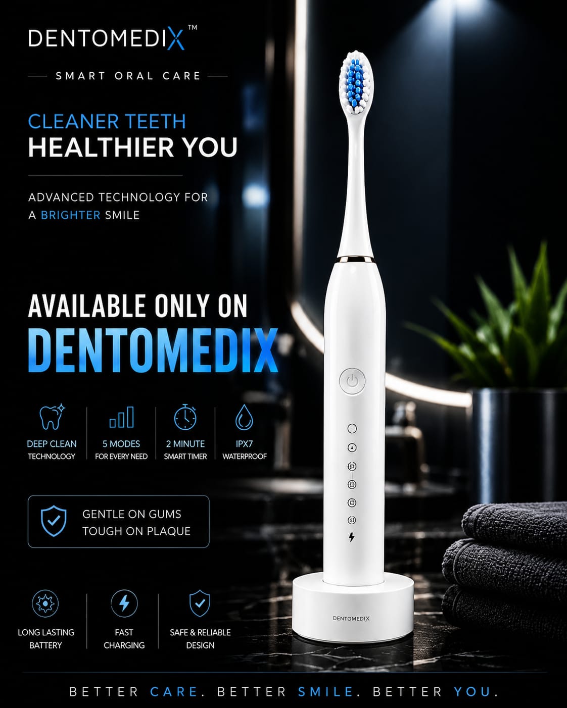 DENTOMEDIX SONIC TOOTHBRUSH