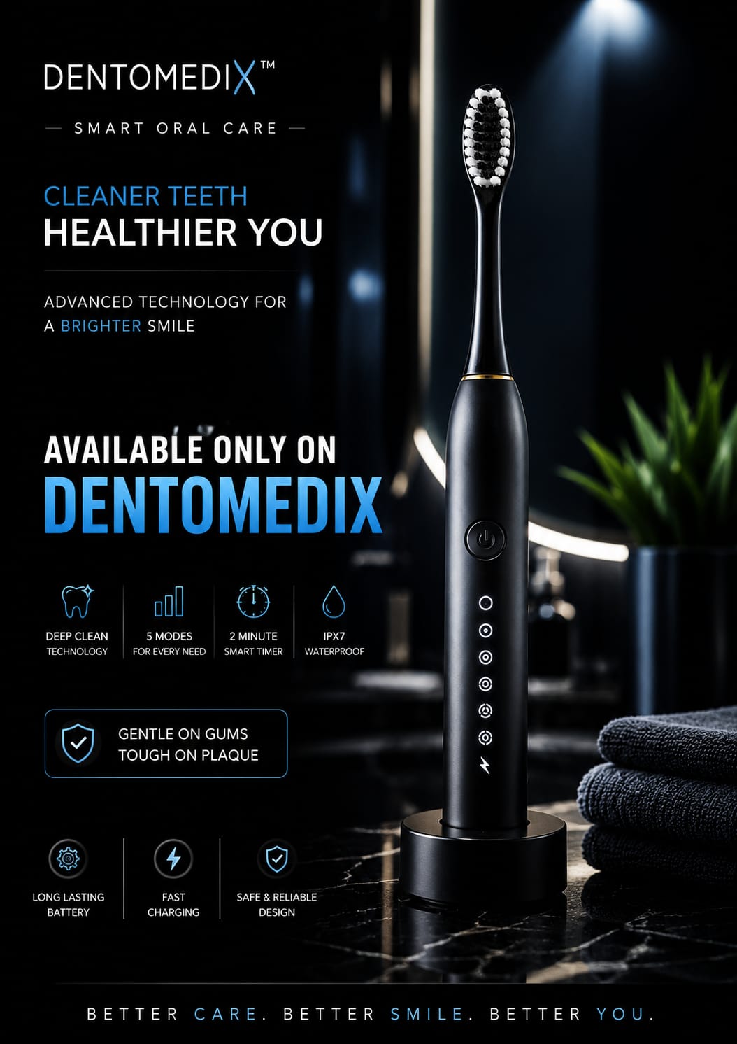 DENTOMEDIX SONIC TOOTHBRUSH