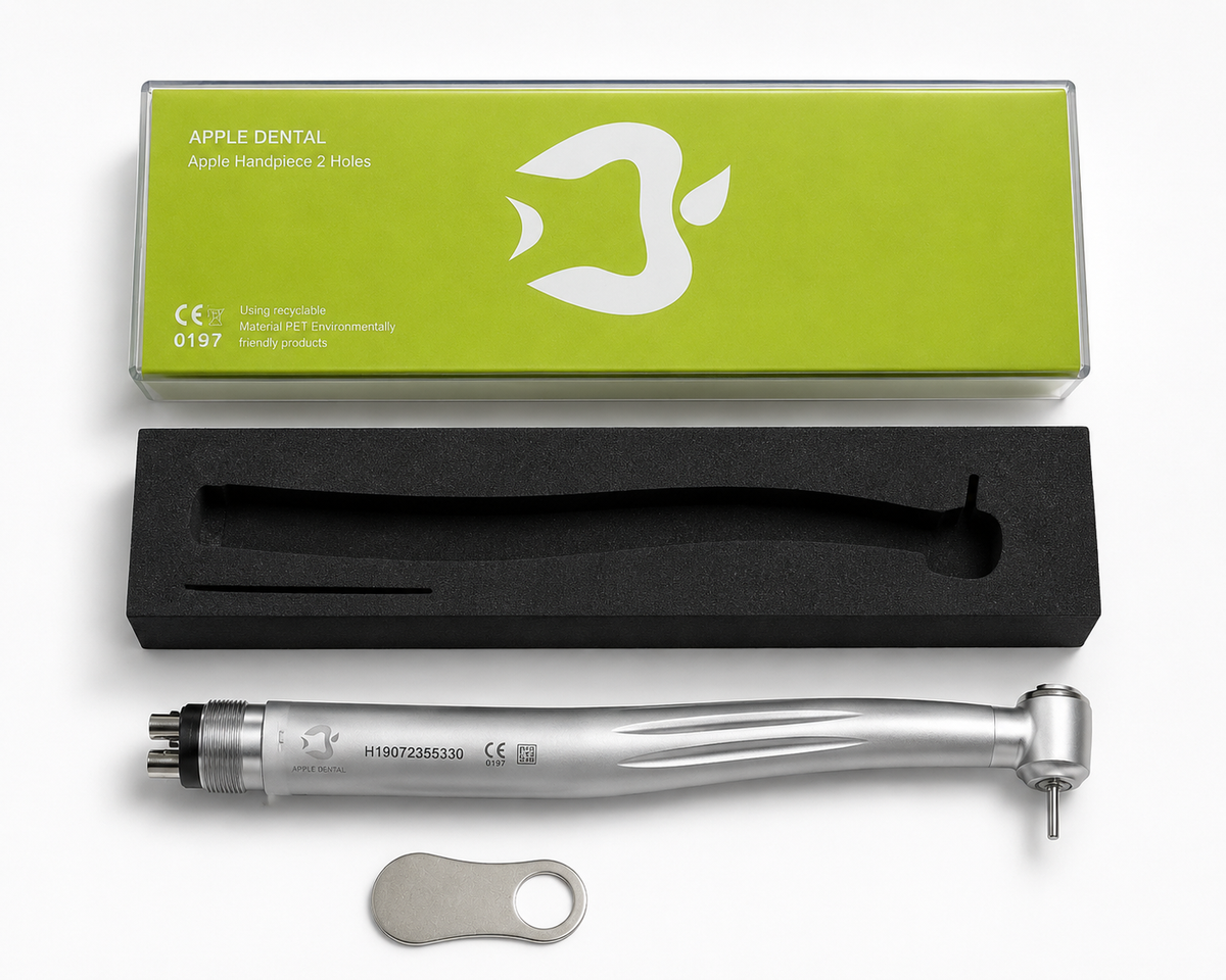 Apple Dental Handpiece 2 Holes | High-Speed LED Dental Handpiece